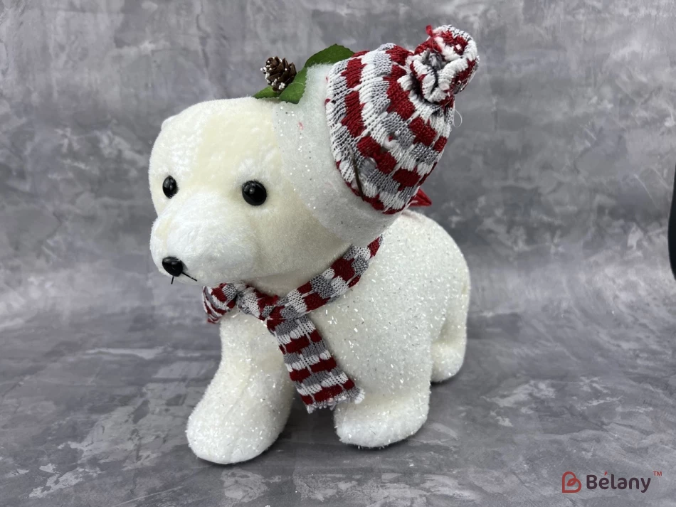 Новорічна фігура "Bear in hat"