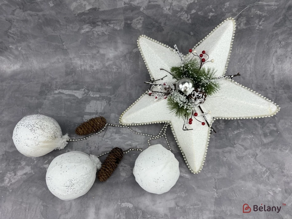 Підвісний декор "Star and green"