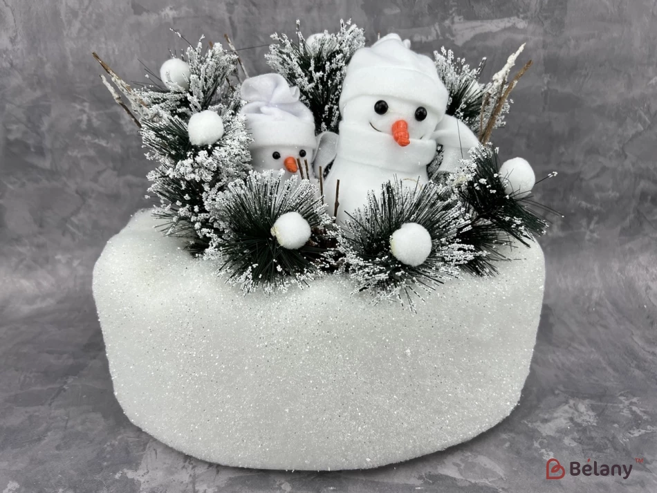 Декор "Snowman family"