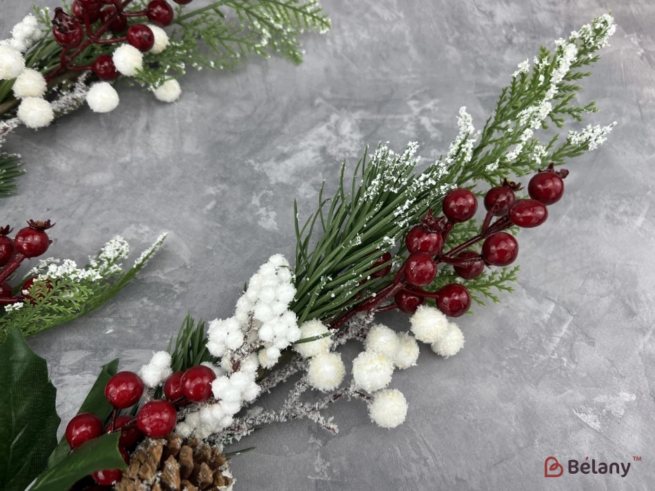 Декор Веточка Ели с шишками | 4