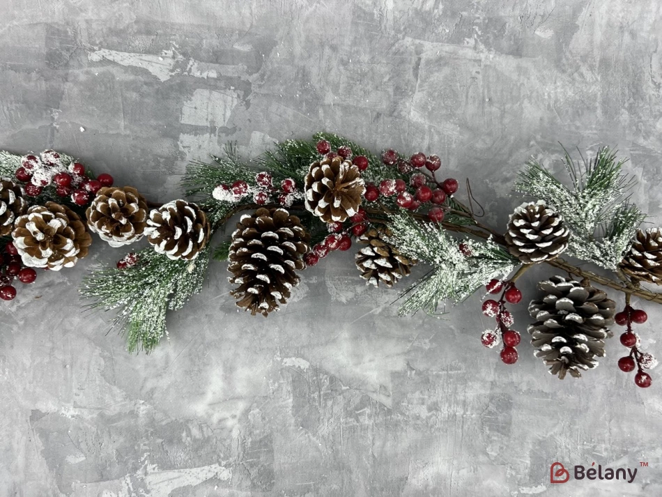 Новогодняя ветвь с яблочком "Winter Apple" | 2