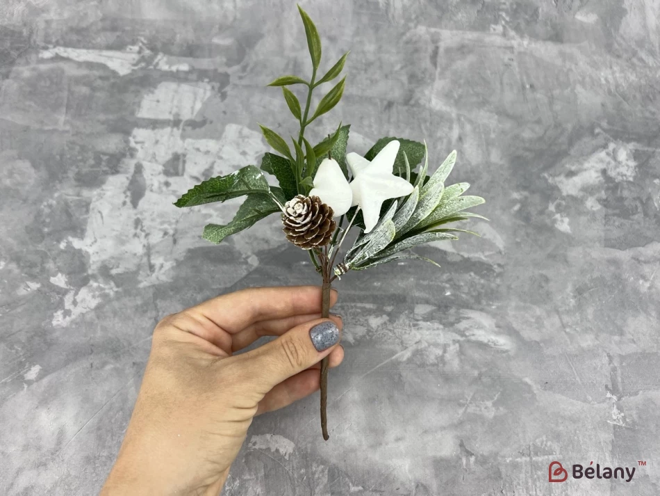 Декор Веточка "Star and snow"