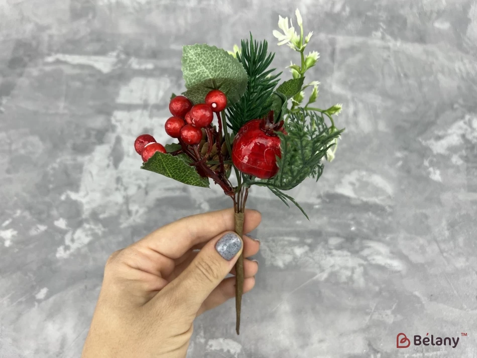 Декор веточка "Garnet"