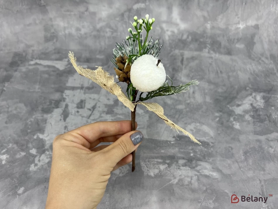 Декор веточка "Gold apple" | 4