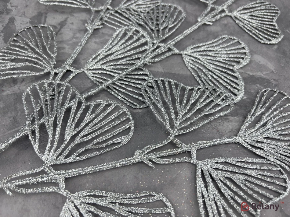 Ветка для декора "Pasion" серебро | 3