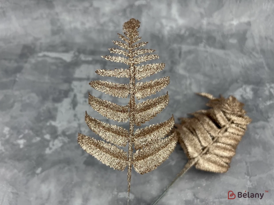 Декор гілочки "Leafs" бронза