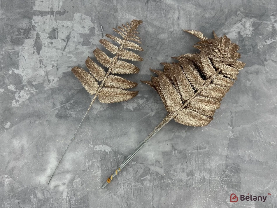 Декор гілочки "Leafs" бронза | 2