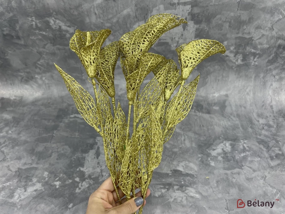 Ветка для декора "Wow branch" золото | 2
