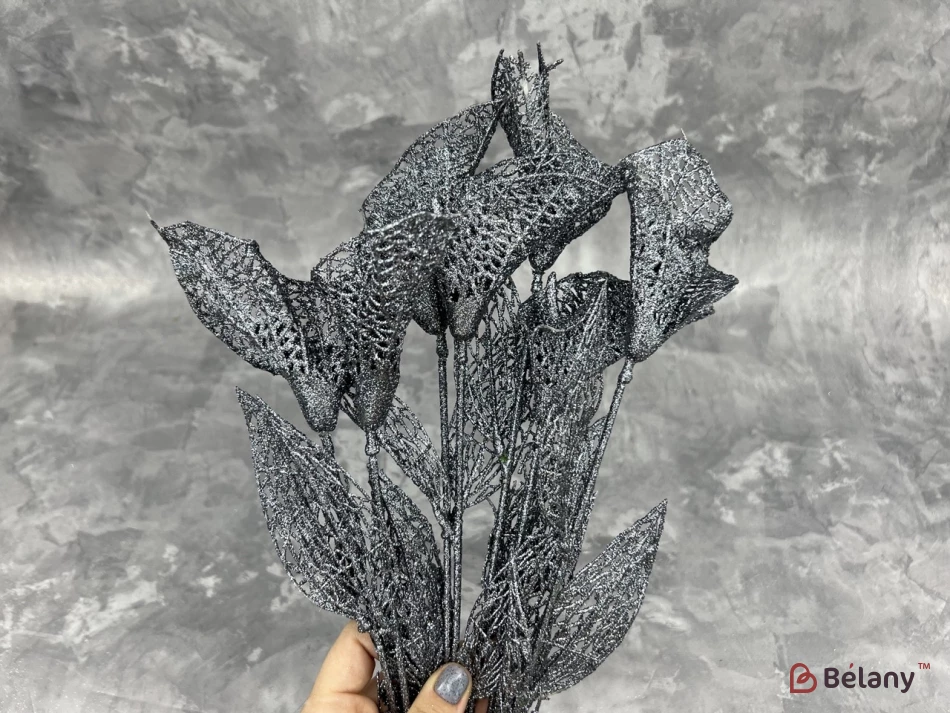 Ветка для декора "Wow branch" металлик | 2