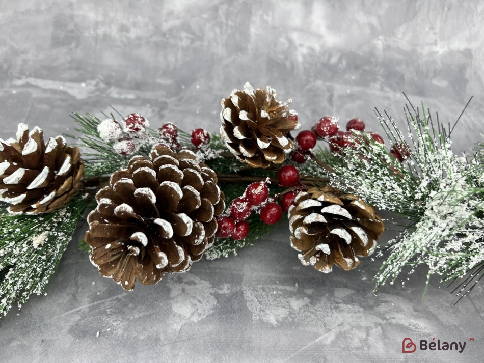 Декор ветка "Canes and Berry" | 2