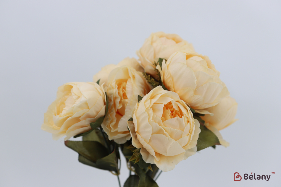 Букет пионов "A lot Peonies" персиковые