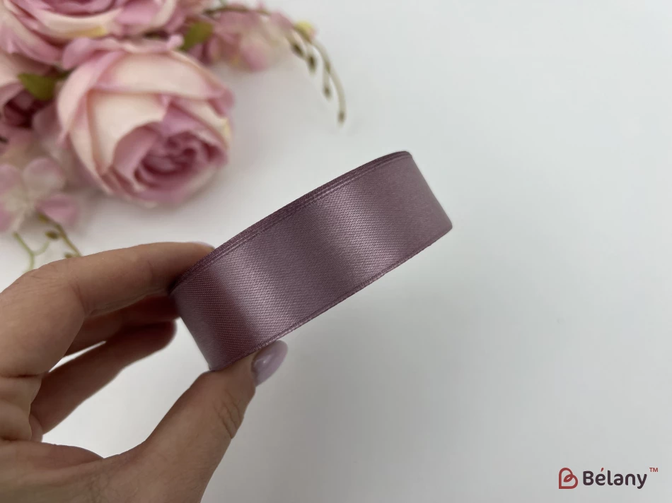 Атласная лента "Usual" carmine pink