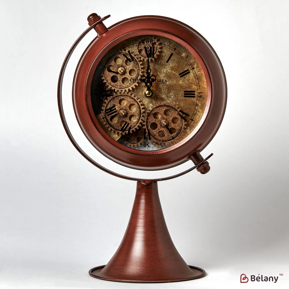 Декоративний годинник "Autumn" кавовий