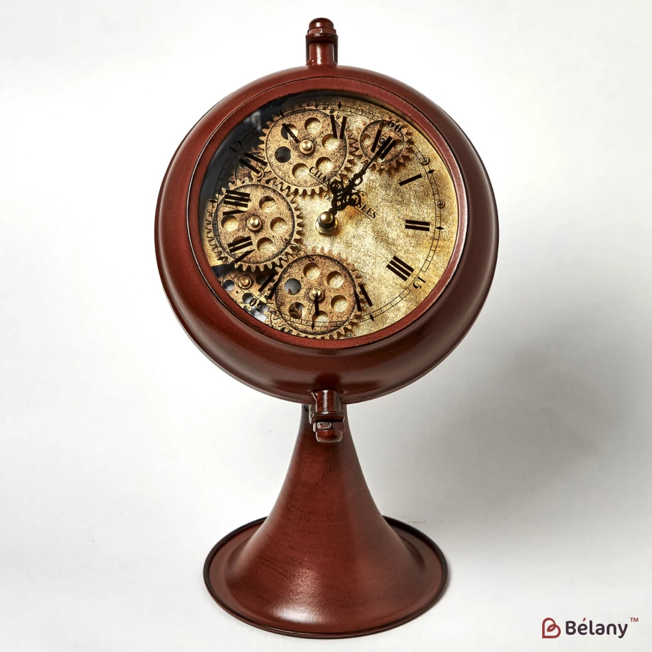 Декоративний годинник "Autumn" кавовий | 5