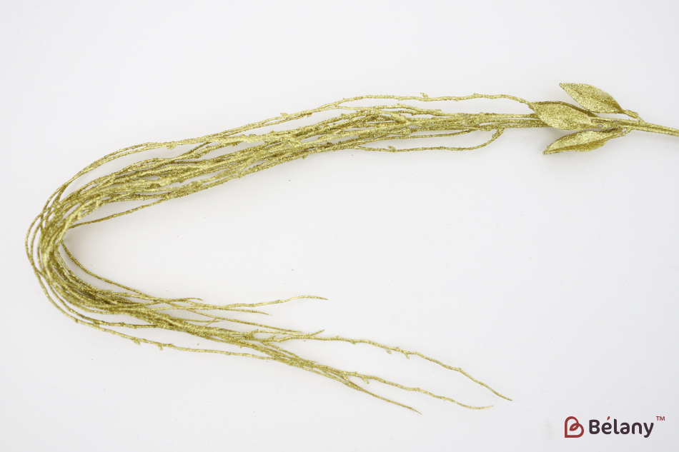 Новорічний декор "Прутья" золото