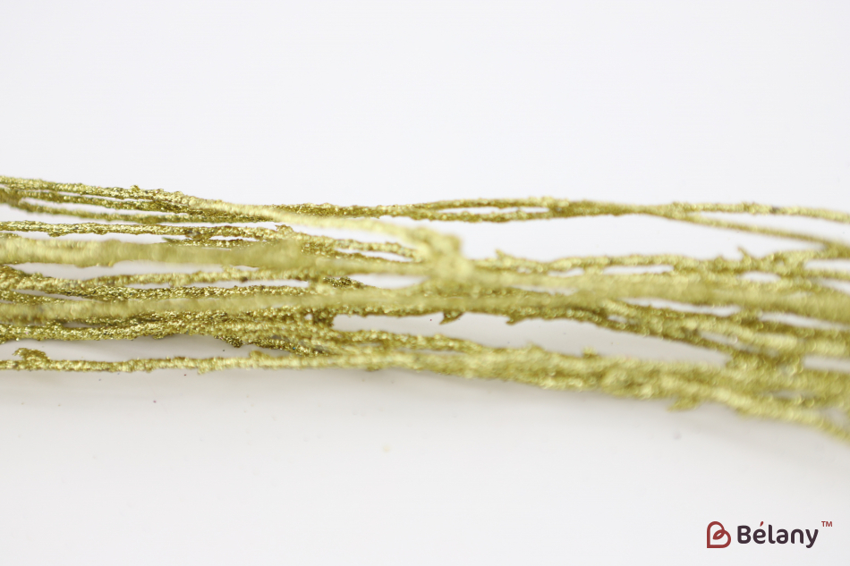 Новорічний декор "Прутья" золото | 2