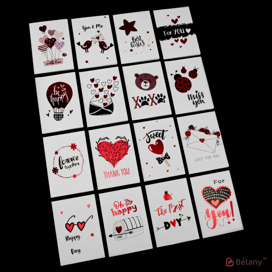 Мини-открытки "Passion Love 2.0" (128 штук микс)