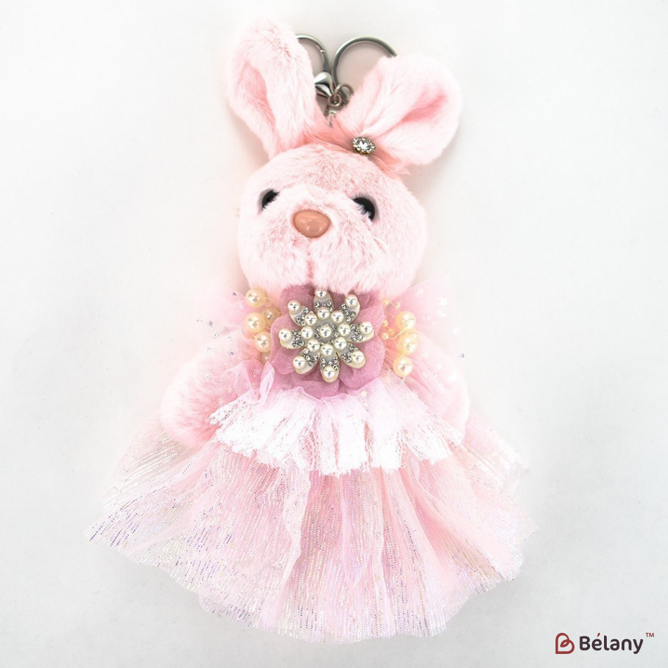 Брелок "Bunny Honey" рожевий