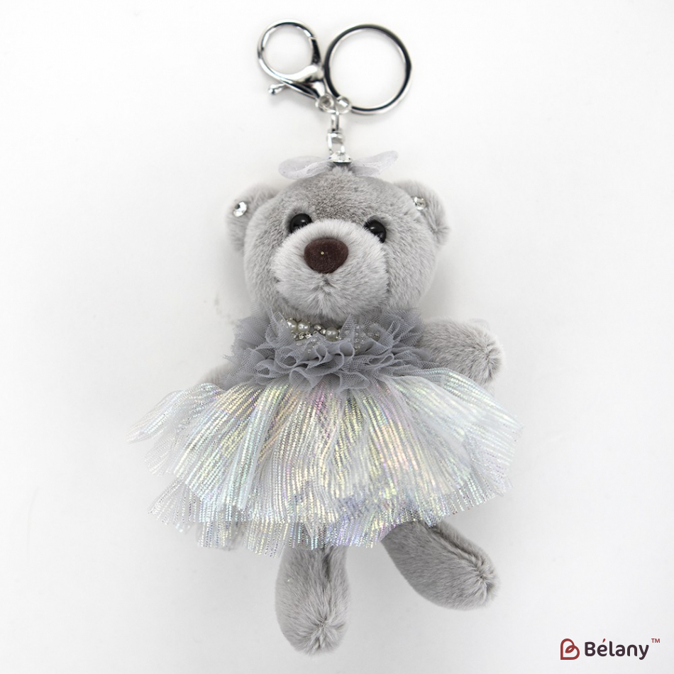Брелок "Sweet bear" сірий