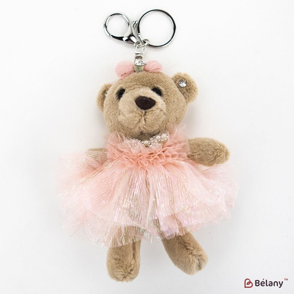 Брелок "Sweet bear" бежевий