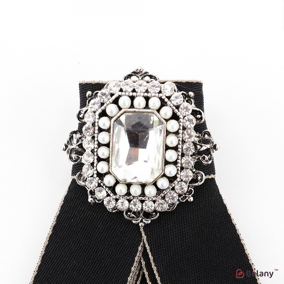 Брошка "Gems and pearls"