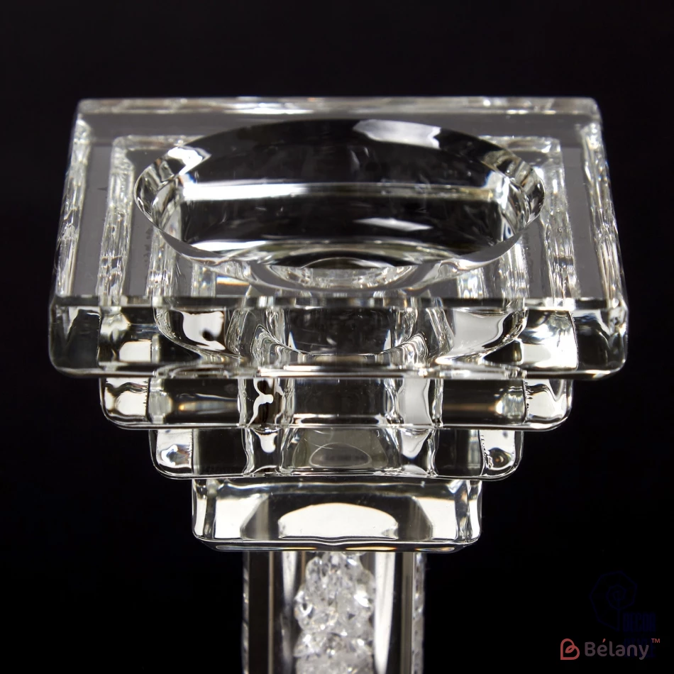 Свічник скляний "Brilliant Column" S | 2