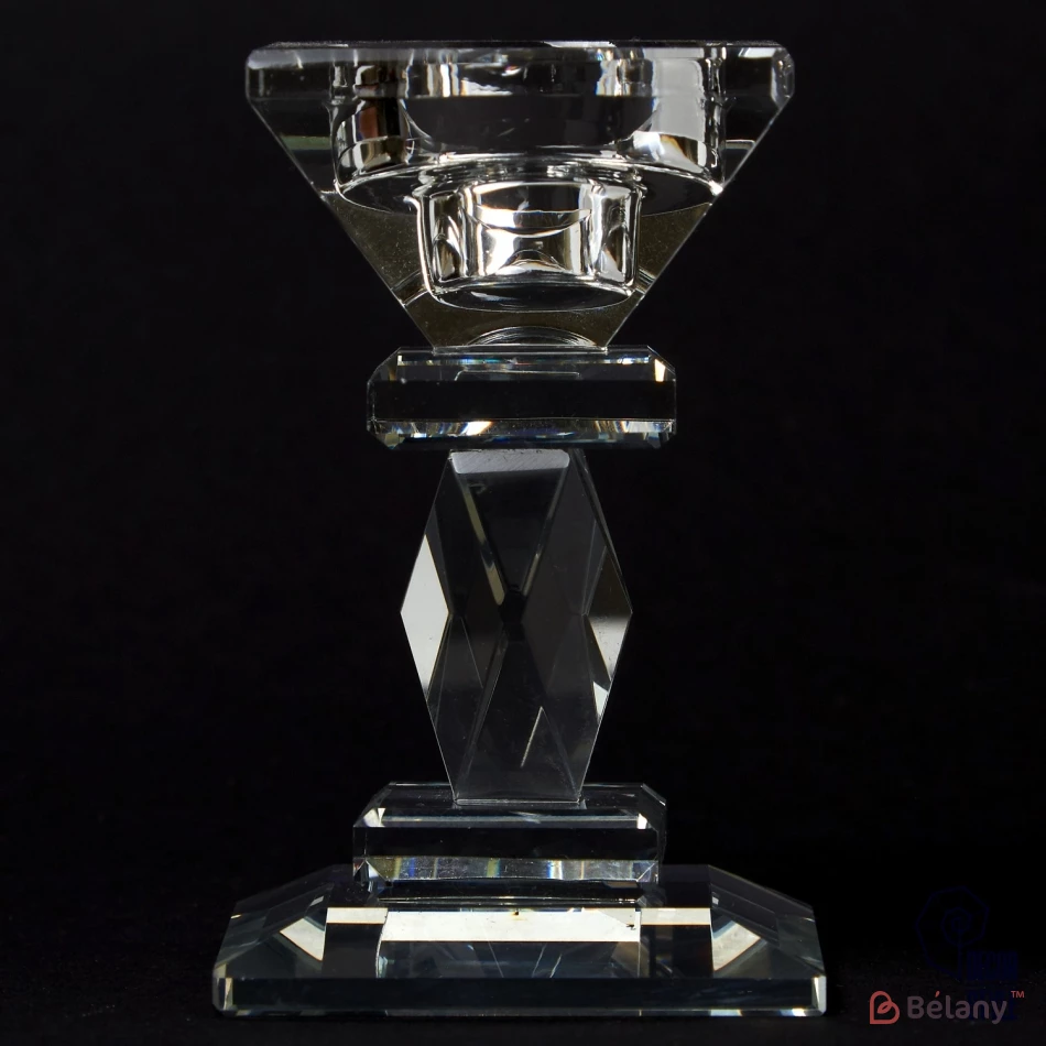 Подсвечник стеклянный "Square Glass" S