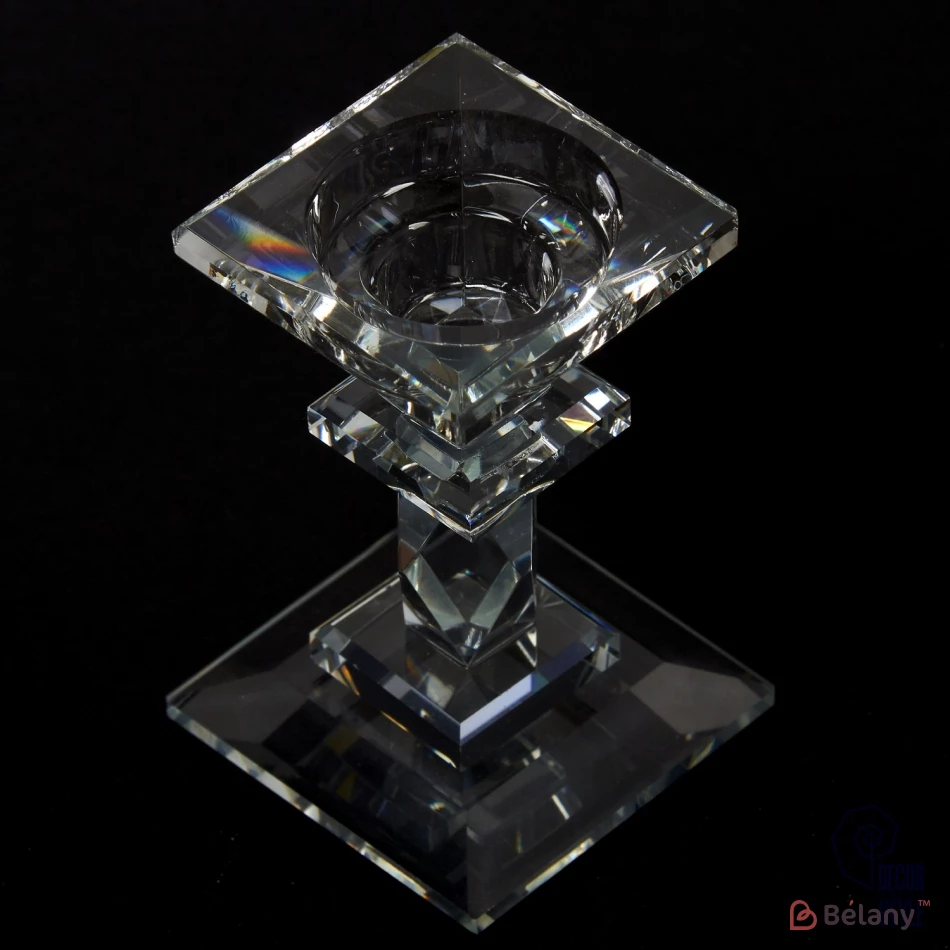 Подсвечник стеклянный "Square Glass" S | 2