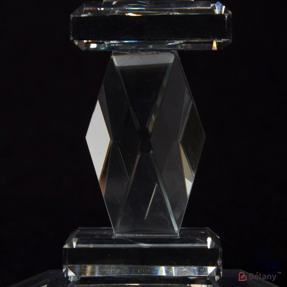 Подсвечник стеклянный "Square Glass" S | 3