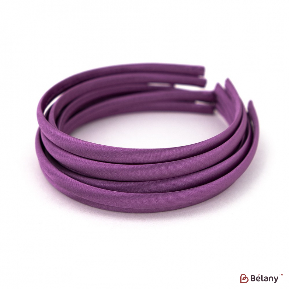 Обруч атлас фіолетовий