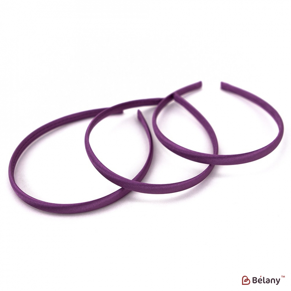 Обруч атлас фіолетовий | 2