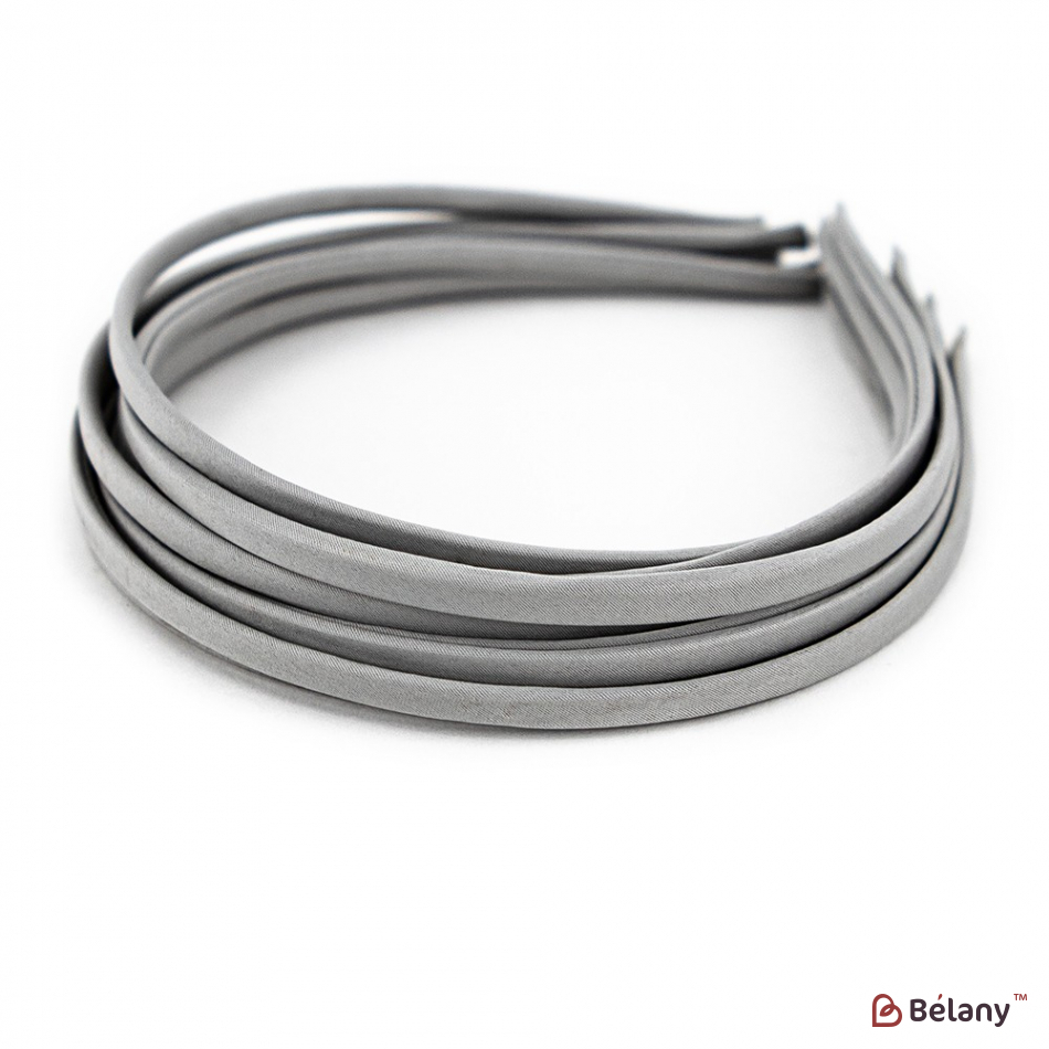 Обруч обідок атлас срібло S