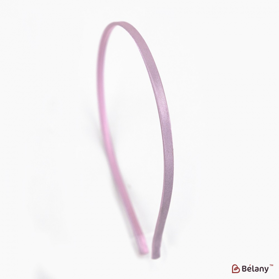 Обруч обідок атлас світло-бузковий S | 3