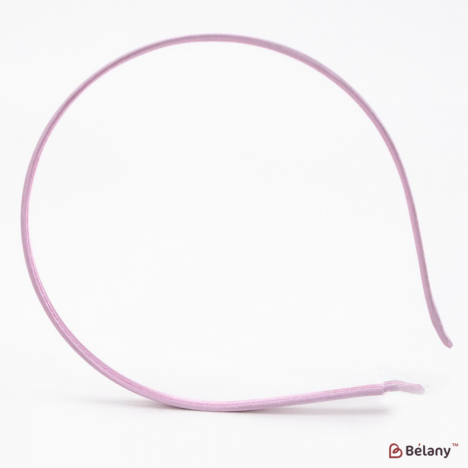 Обруч обідок атлас світло-бузковий S | 4