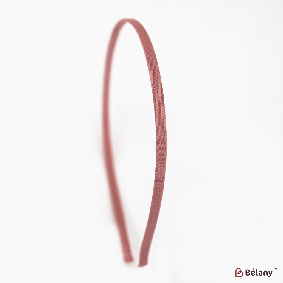 Обруч ободок атлас рожевий S | 3