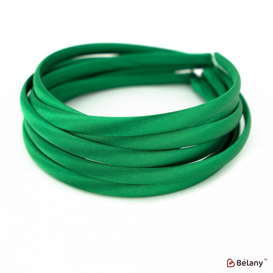Обруч атлас зелений