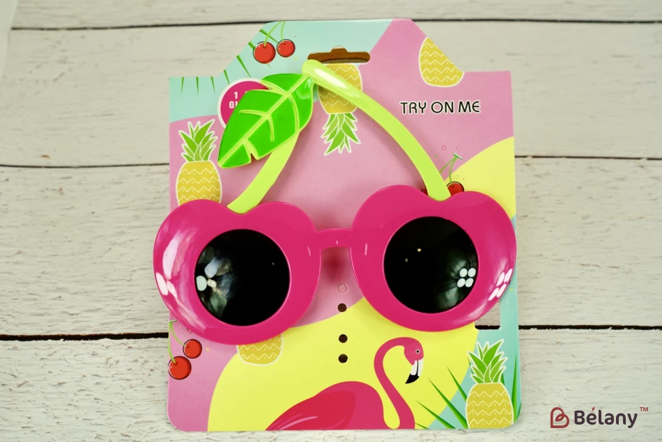 Очки "Вишня" малиновые