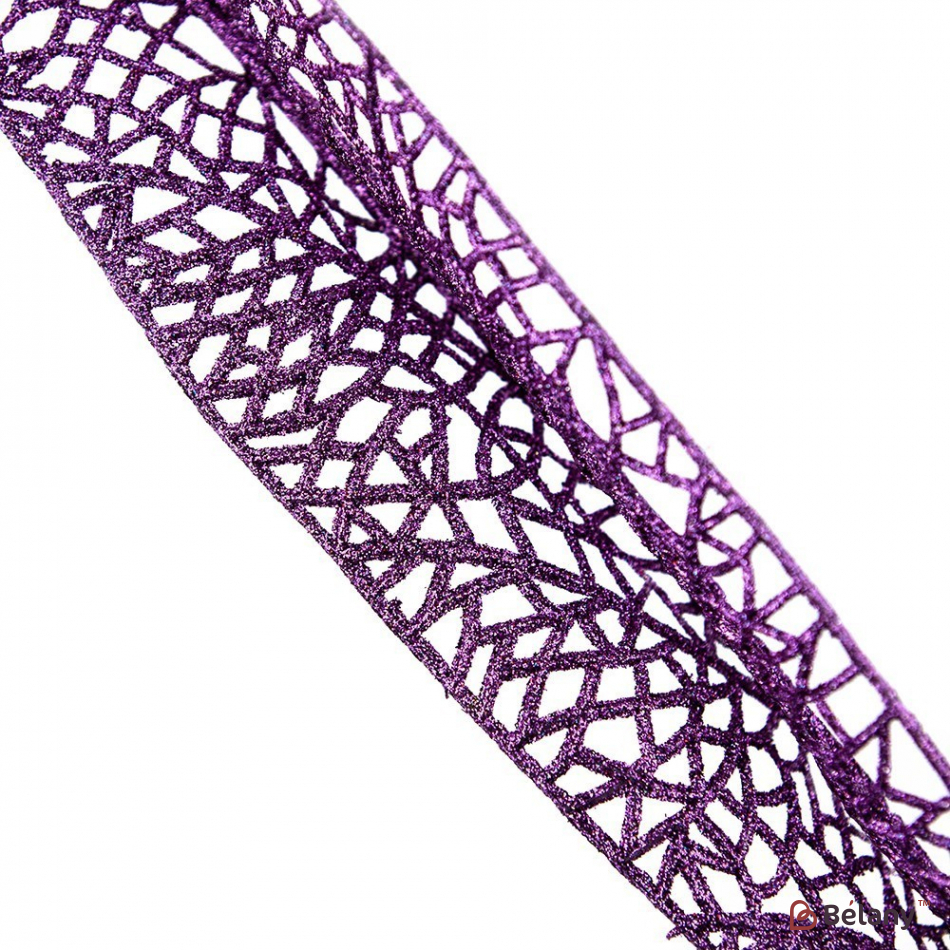 Новогодний декор "Ветка" фиолетовая | 2