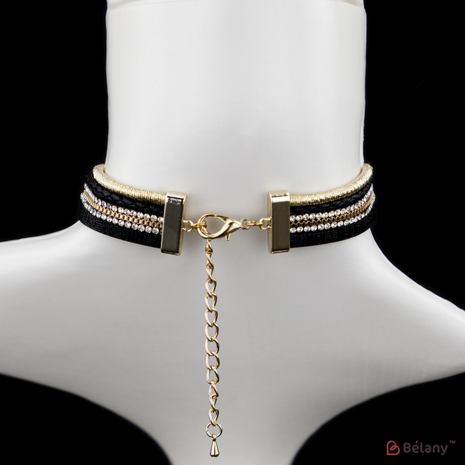 Чокер "Black chamomile" | 2