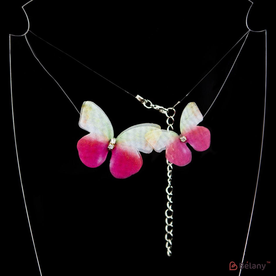 Чокер "Pink butterfly"
