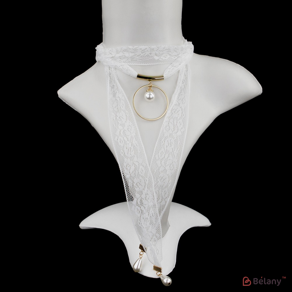 Чокер "White pearls"