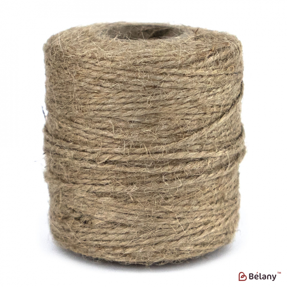 Бечевка джут натуральная льняная "Нитка" (100г)