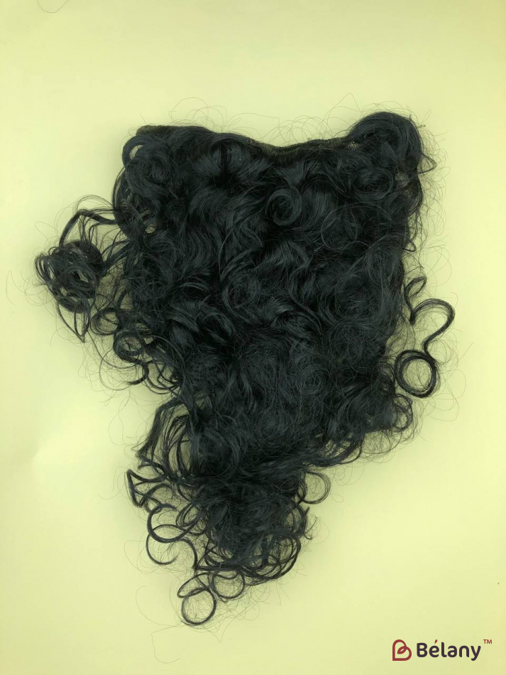 Борода Діда Мороза M чорна