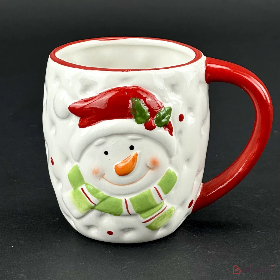 Керамічна чашка "Santa white" набір із 2 шт. | 3