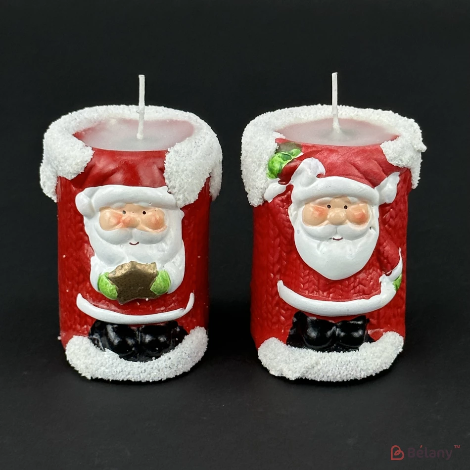 Свеча парафиновая "Santa" набор из 4 шт. | 3