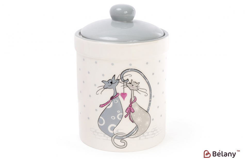 Банка керамічна "Cats family" 1100 мл