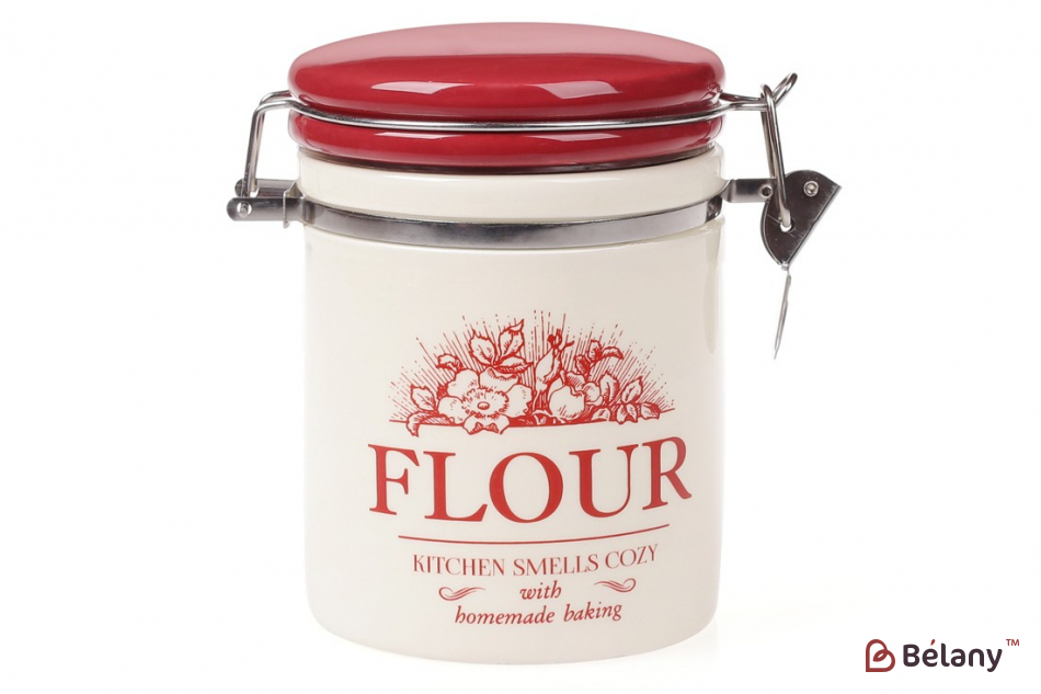 Банка керамічна з металевою застібкою "Biscuits" 700 мл