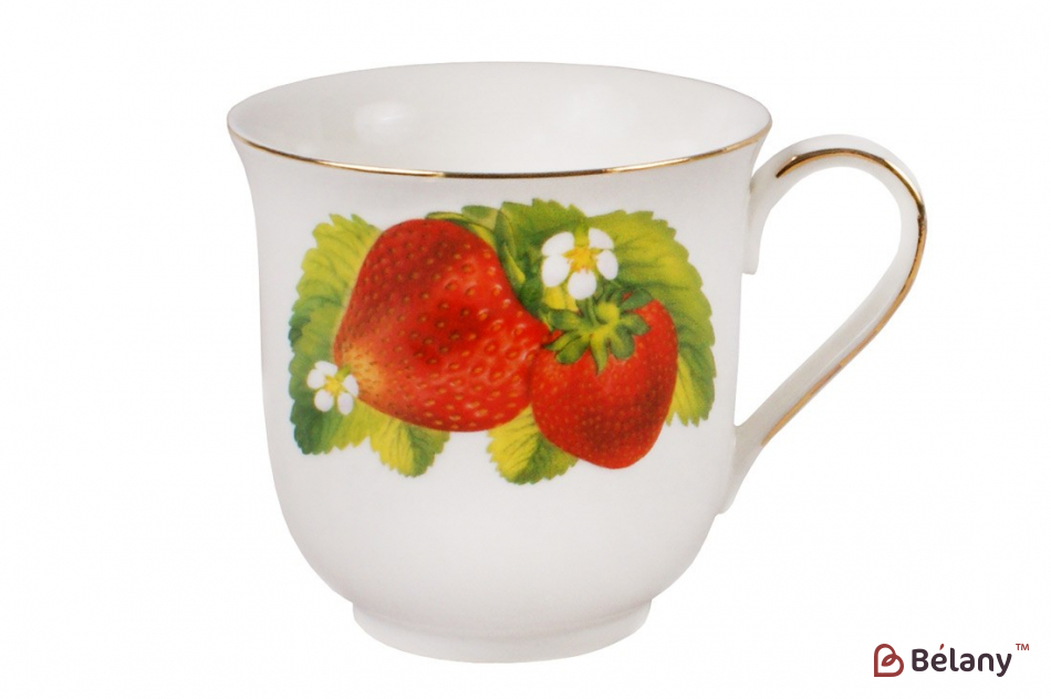 Порцеляновий кухоль 320 мл "Sweet Strawberry"