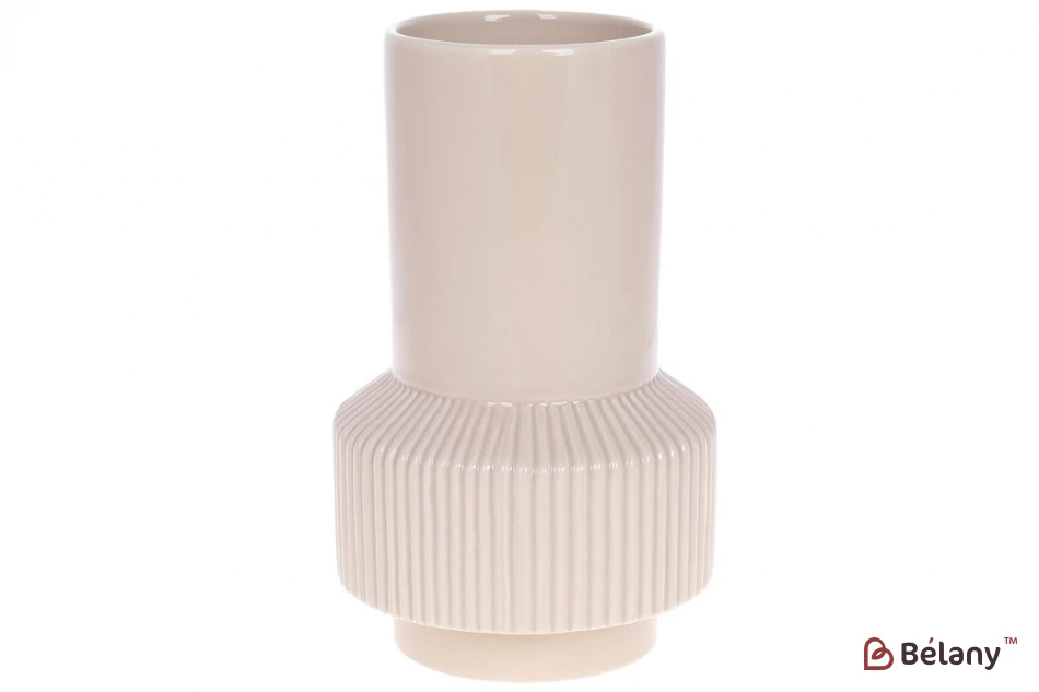 Керамічна ваза "Comarum beige"