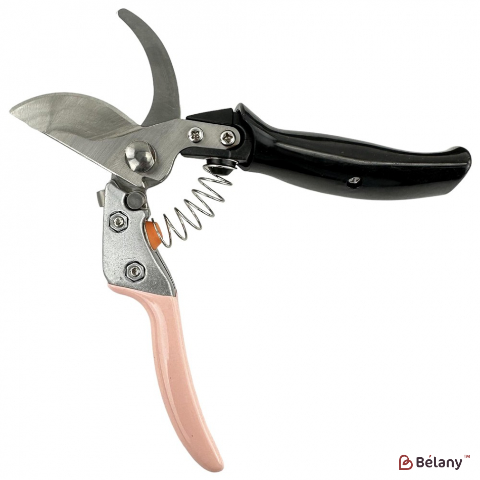 Секатор професиональный "Royalty" розовый с дефектом ручки трещина | 2